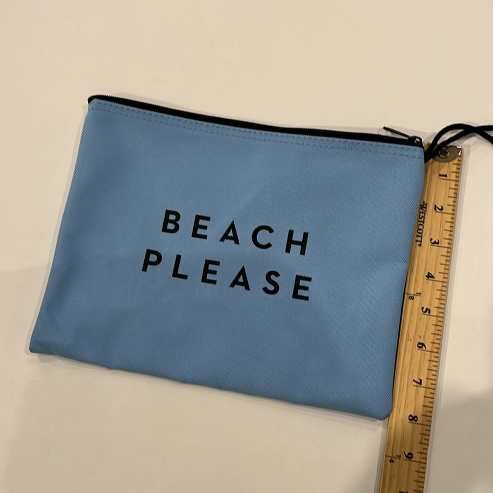 Milly beach please blue beach zip pouch - Picture 6 of 6